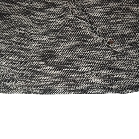 Merona Cotton Blend Heather Gray Drawstring Waist Dress Size Small - Picture 4 of 8